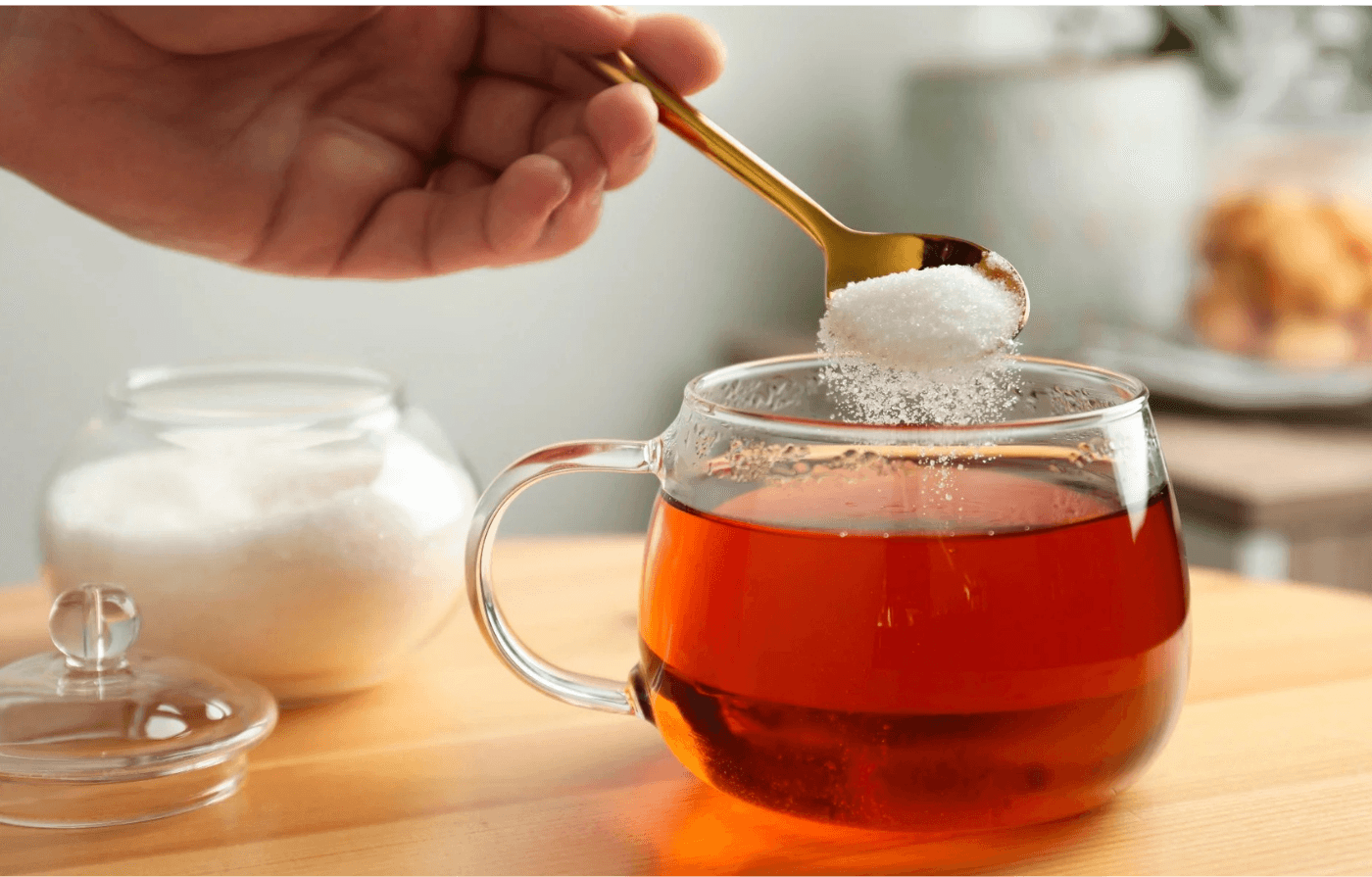 Sugar in tea